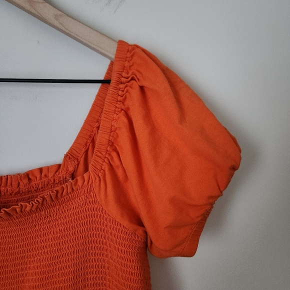 Anthropologie x Daily Practice | Smocked Tiered Maxi Dress - Size XL Petite - Picture 5 of 12